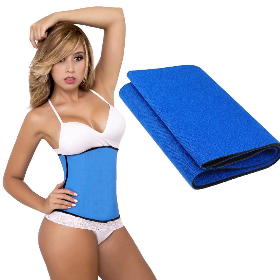 Пояс для похудения «Waist Trimmer» неопреновый, р: 23х100х1,6см.