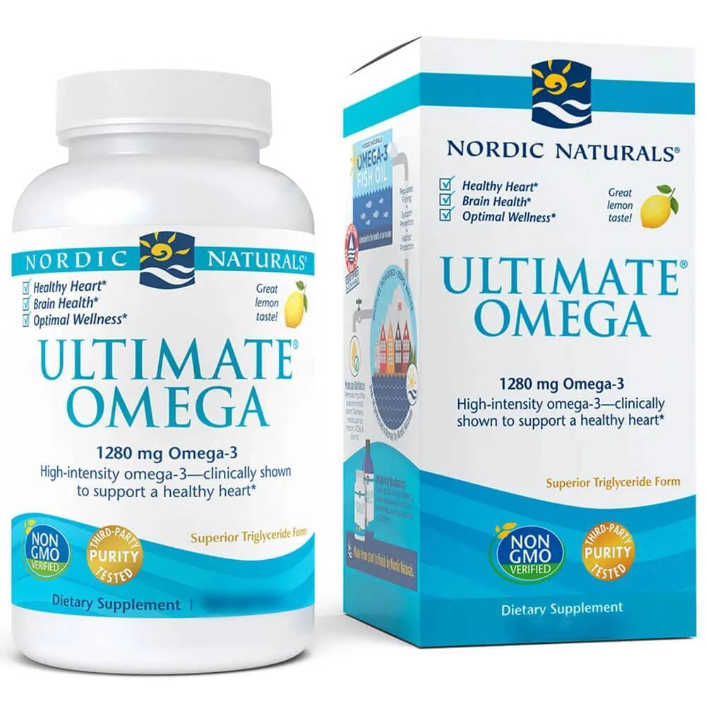Жирные кислоты «Ultimate Omega-3 1280mg» 60 капс.
