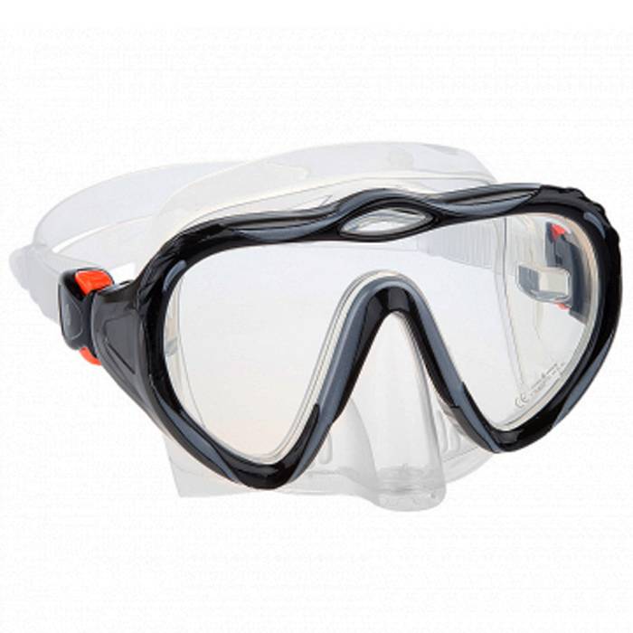 Маска для плавания «Hybrid mask» цв: черный.