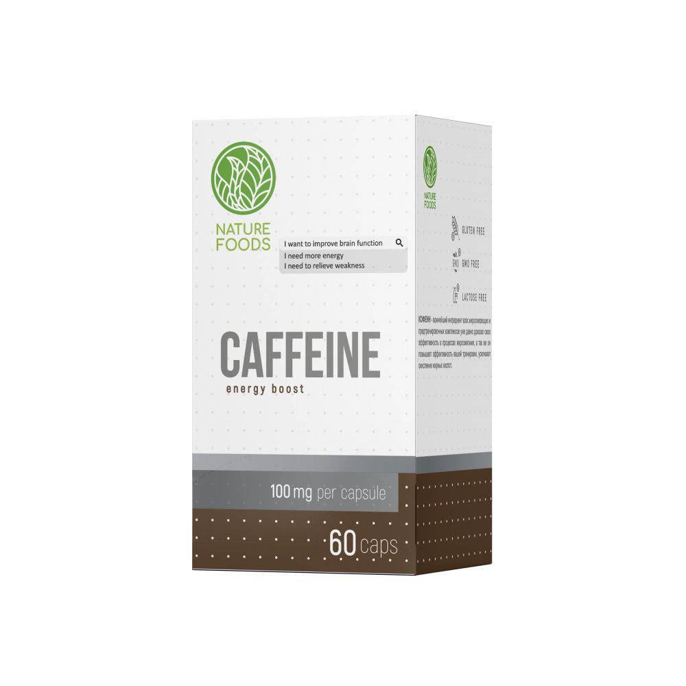 Энергетик «Caffeine 100mg» 60 капс.