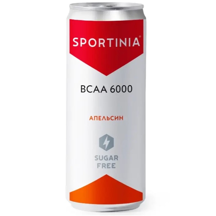 Напиток аминокислотный «BCAA 6000» газированный, апельсин, 330 мл.