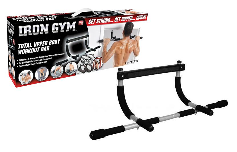 Турник-тренажер «Iron Gym» в дверной проем.
