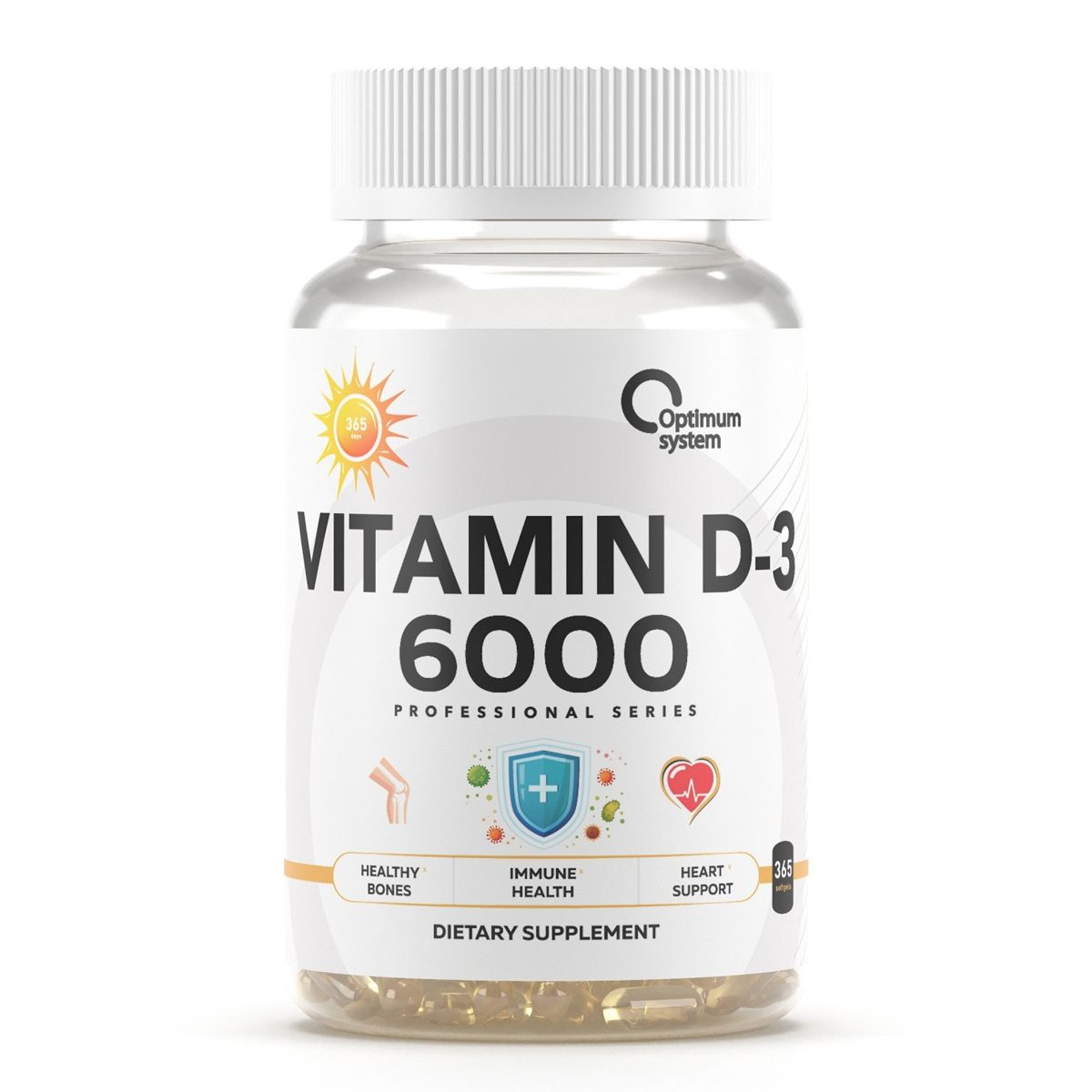 Витамины «Vitamin D-3 6000» 365 капс.