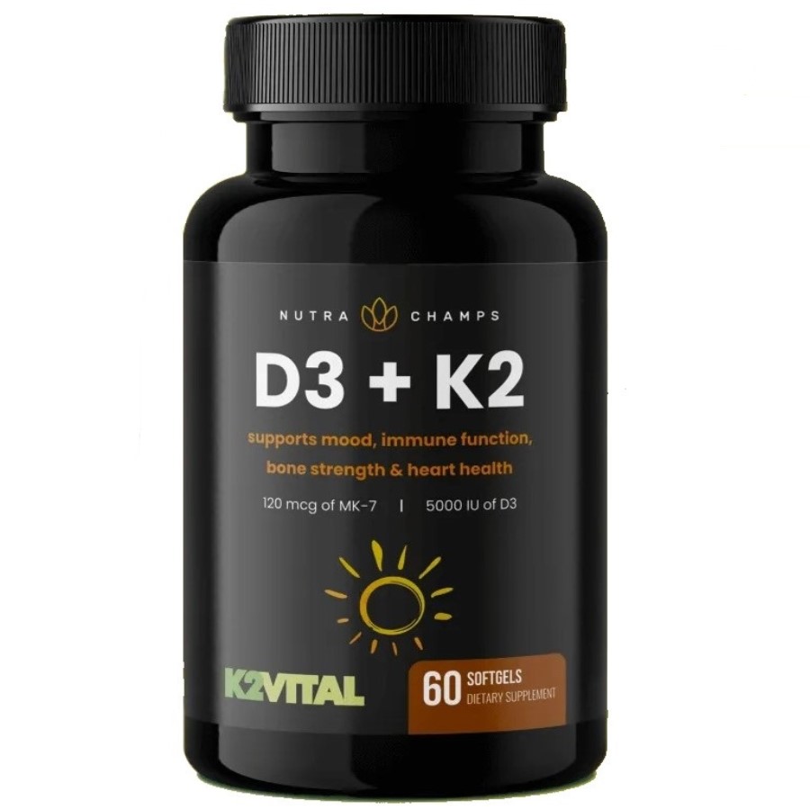Витамины «Vitamin D3+К2 5000 IU» 60 капс.