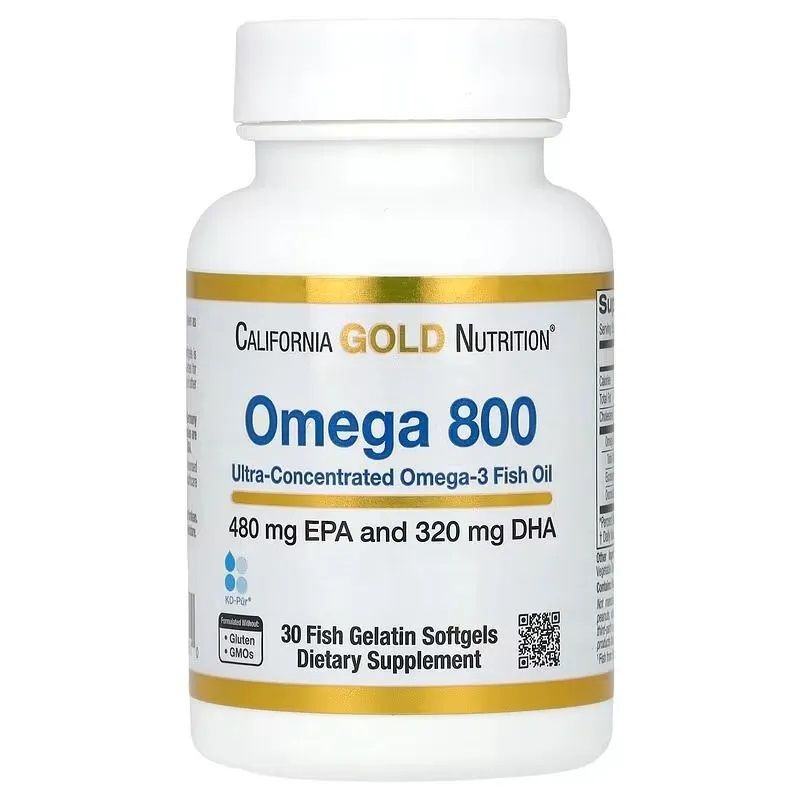 Жирные кислоты «Omega-3 800mg» 30 капс.