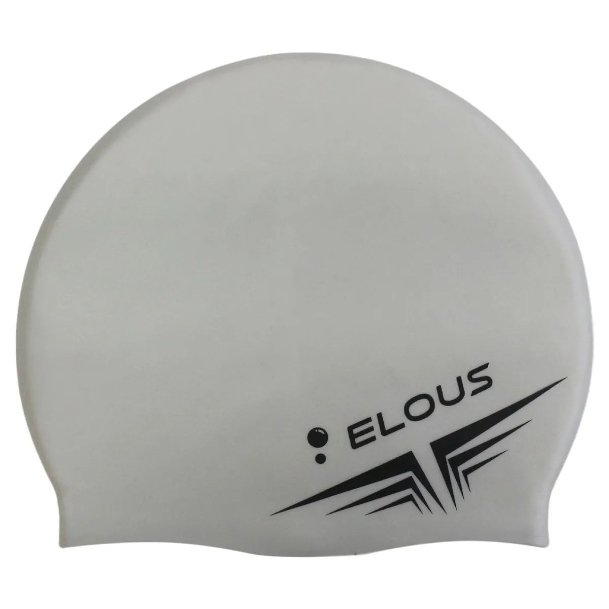 Шапочка для плавания SR «EL005» силикон, цв: серый.