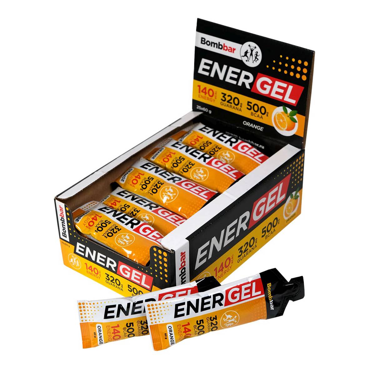 Энергетический гель «EnerGel» апельсин, 60 гр