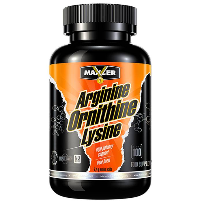 Аминокислоты «Arginine Ornithine Lysine» 100 капс.