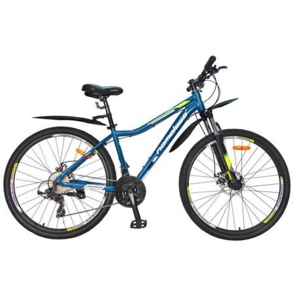 Велосипед 27,5" «J7600DW» цв: темно-синий, алюминиевая рама 16", 24 скорость, вилка: lockout, гидрав