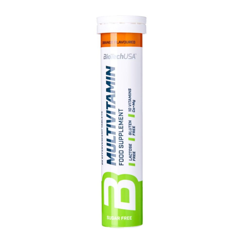 Витамины «Multivitamin Effervescent» апельсин 20 шипучих таб.