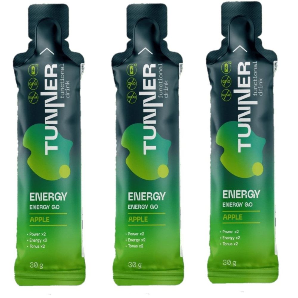Энергетический гель «Energy Go Gel» яблоко 30 мл.