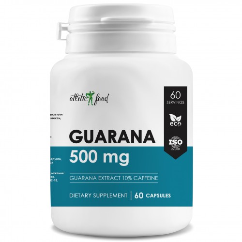 Энергетик «Guarana 500 mg» 60 капс.